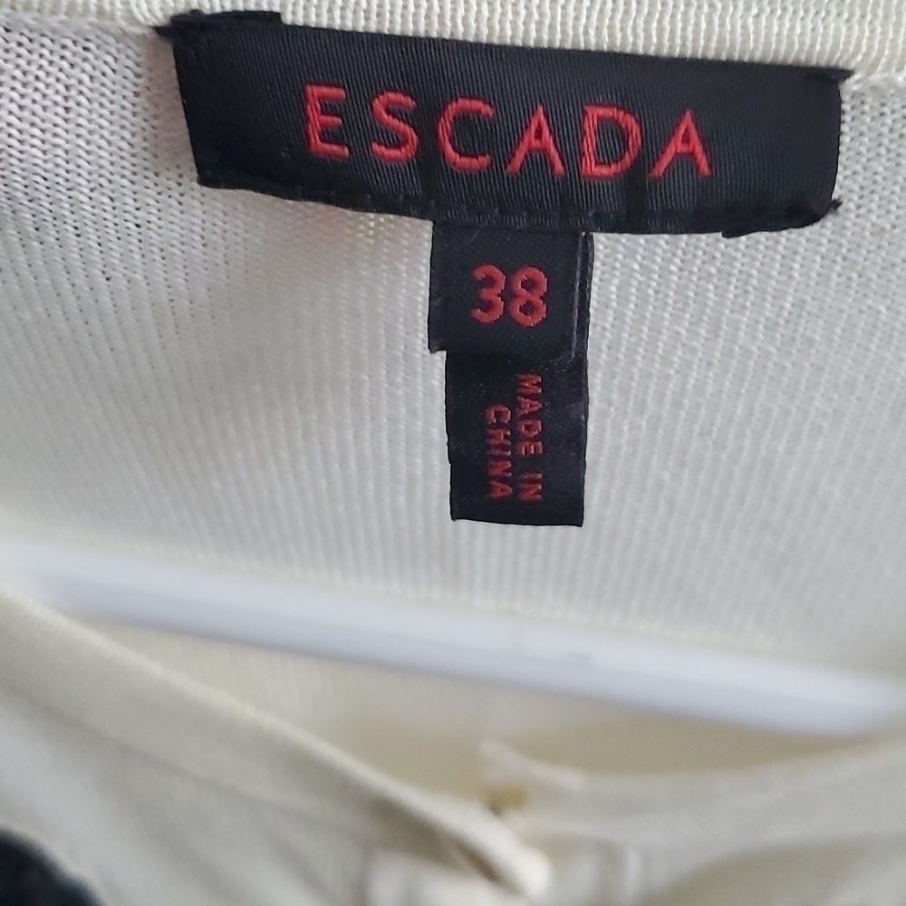Escada Embellished Cardigan Sweater Size 38 equivalent to Size M in US - Picture 9 of 9